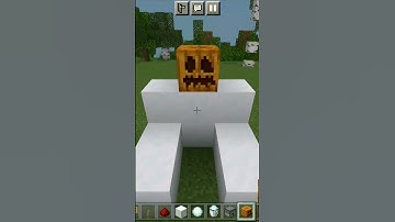 how to summon mutant snow golem #short