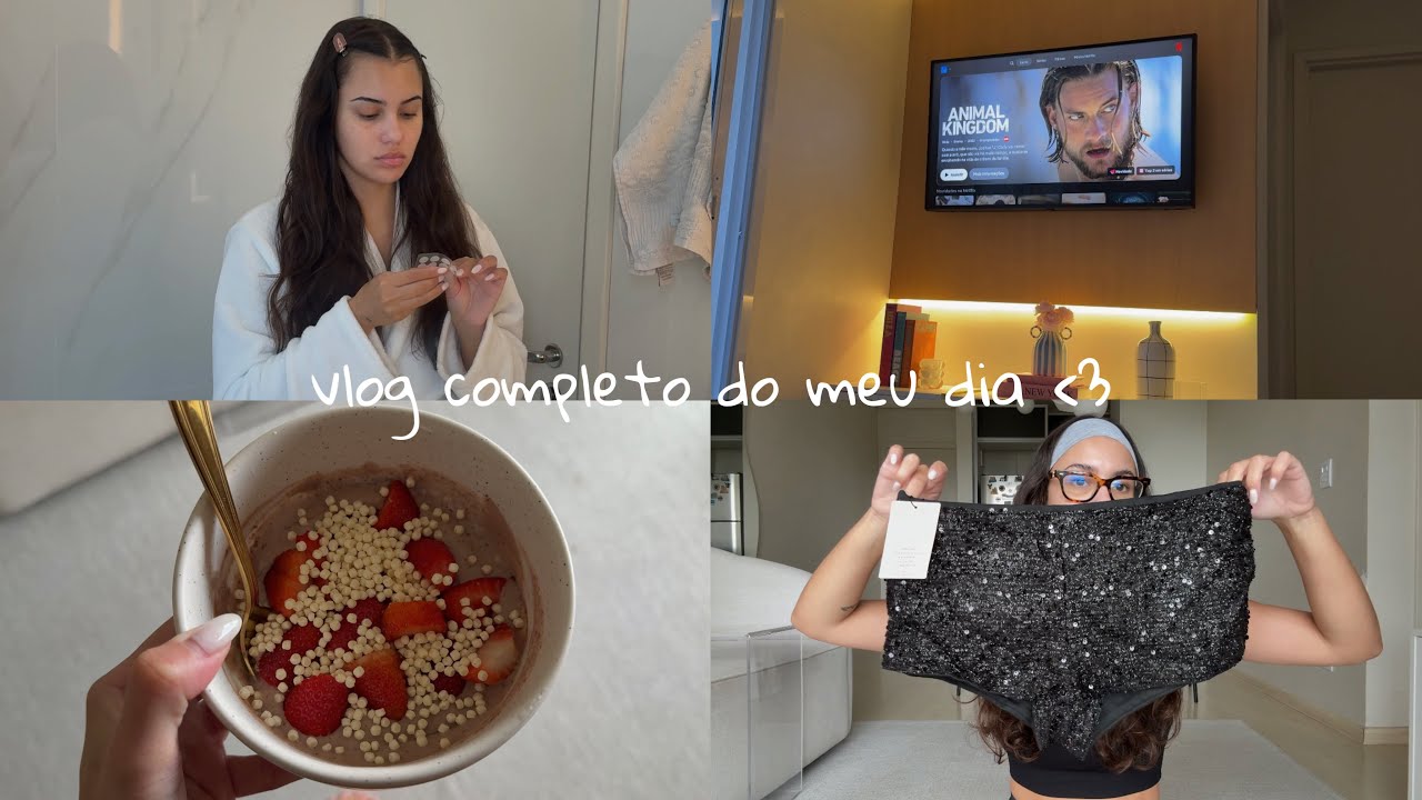 um dia comigo | organização de casa, lanchinho fit, comprinhas, recebidos 🎀🌈 - BRUNA EROLES