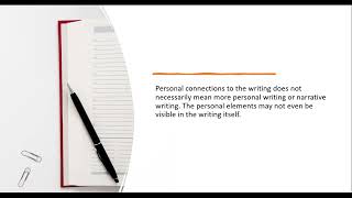 Faculty Learning Community: The Meaningful Writing Project