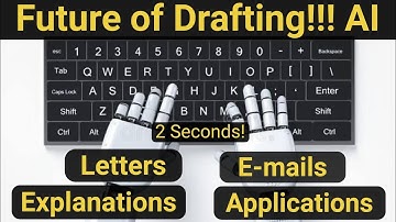 Professional Drafting using AI 🤖 | Future of Drafting | Make letters in seconds! |Economics with MH