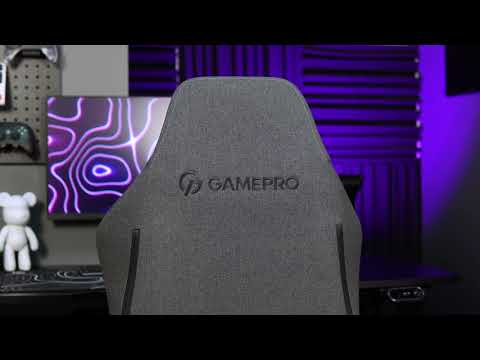 Відео: Крісло ігрове GamePro GC775DG Fabric Dark Gray (GC775DG)