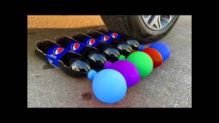 Crushing Soft Things with a Car 🚗💥 | Vegetables vs Ice Cream! #satisfying #crushing screenshot 5