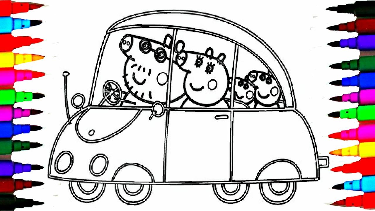 PEPPA PIG Coloring Book Pages Kids Fun Art Activities