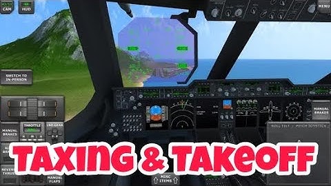 Turboprop Flight Simulator 3D | Taxing & Takeoff