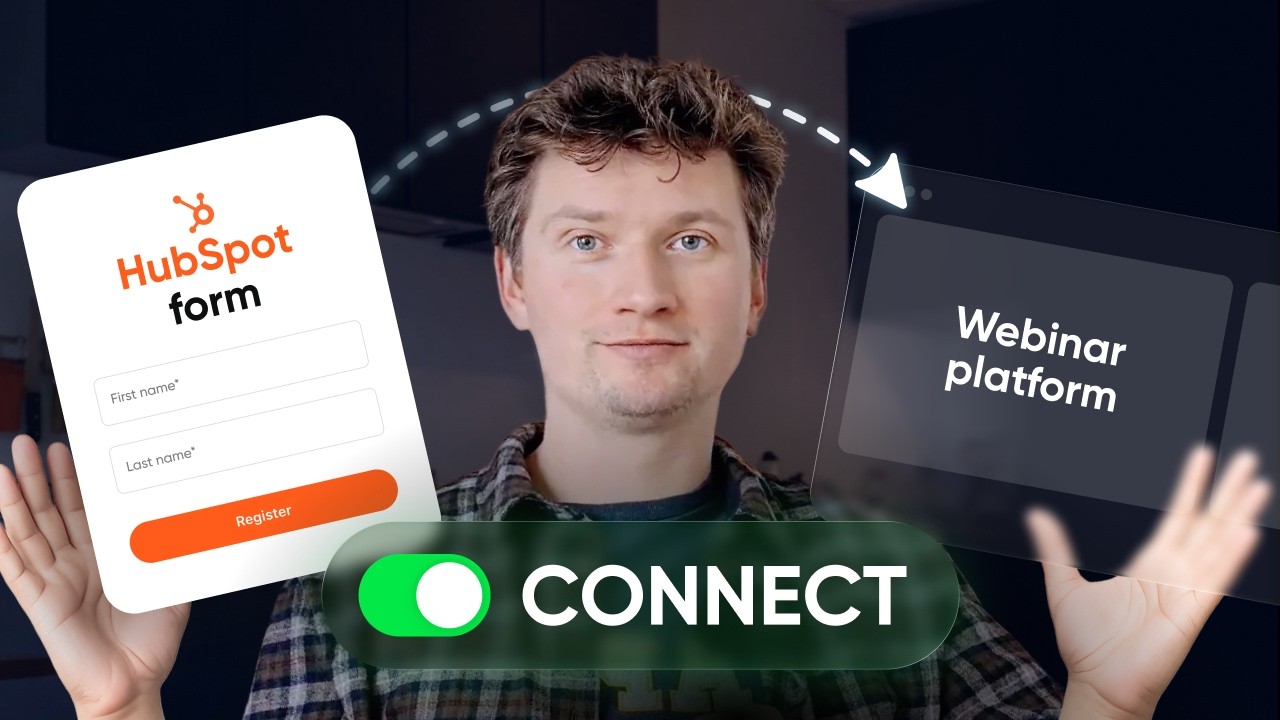 How to connect a HubSpot form to your webinar platform - YouTube