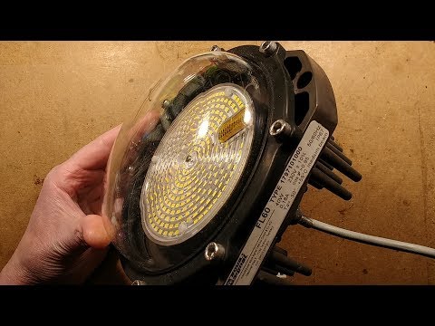 Inside a super-expensive marine LED light. - Inside a super-expensive marine LED light.