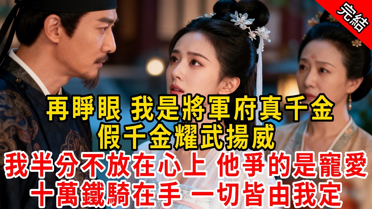 再睜眼 我是將軍府真千金，假千金耀武揚威；我半分不放在心上 他爭的是寵愛，十萬鐵騎在手 一切皆由我定#原创 #古言 #小说 #重生 #爽文