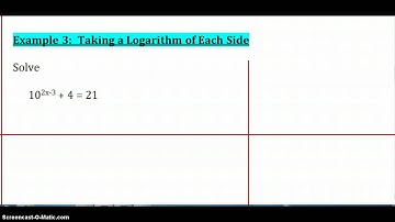 Section 7.6: Solve Exponential and Logarithmic Functions