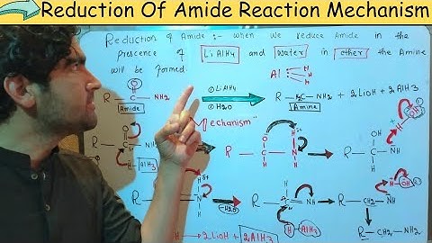Reduction of amide reaction mechanism
