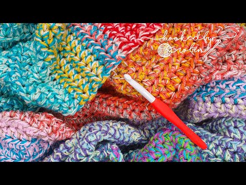 The Ultimate Stash Buster Blanket | Crochet Scrap Blanket 🧶 SUPER EASY!