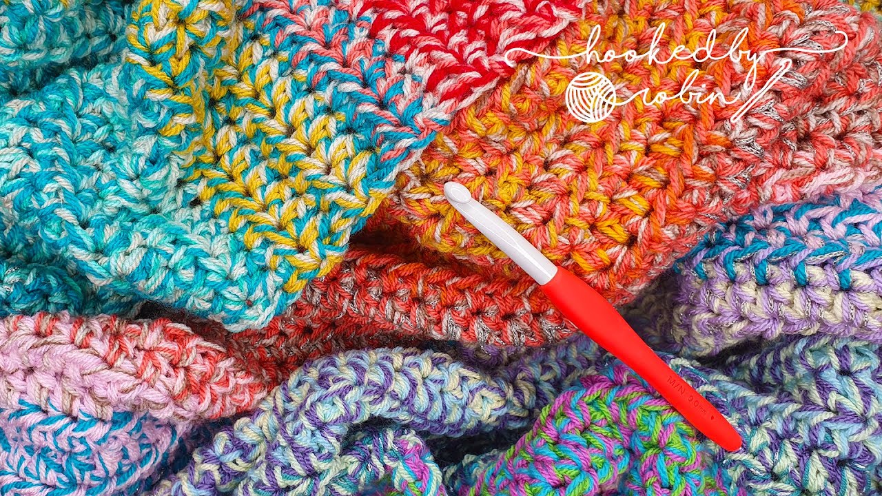 Scrap Busting Blankets in Cotton Yarn - Annie Design Crochet