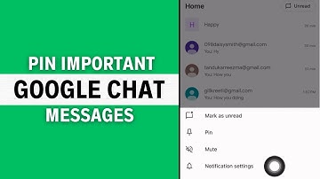 How to Pin Important Messages in Google Chat App (QUICKLY)