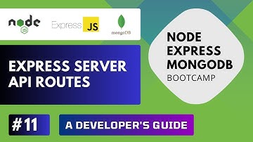 Build REST API with Node Express MongoDB - Express Server and Routes #11