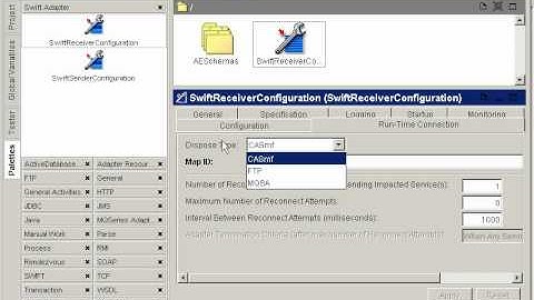 TIBCO SWIFT Adapter - Create a connection