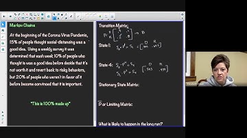 Finite Math Markov Chains Exam Review