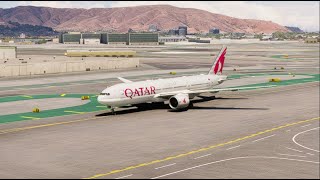 beautiful view of the plane when landing at the airport eps 0277