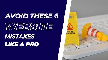 Avoid These 6 Website Mistakes Like a Pro | Website Design Tips 2025| Improve your Website