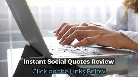 Instant Social Quotes Review!!! - Social Quotes Creating Software Available!!!