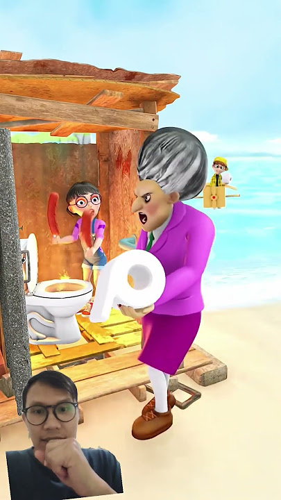 Grandma has to go to the toilet