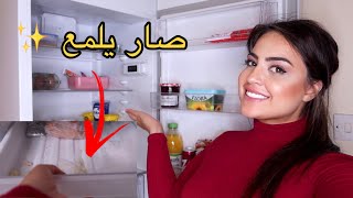 نظفت ورتبت الثلاجة بعد ٦ شهور سفر لقيت مصايب? (مشترياتي للمواد الغذائية)