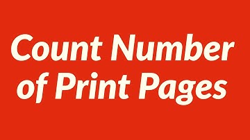 Count Number of Print Pages on Worksheet with VBA