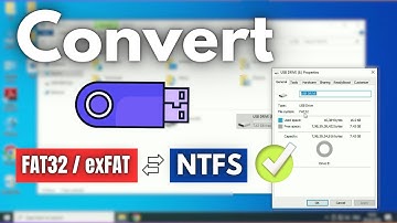 How to Convert FAT32 to NTFS Without Losing Data | Convert exFAT to NTFS