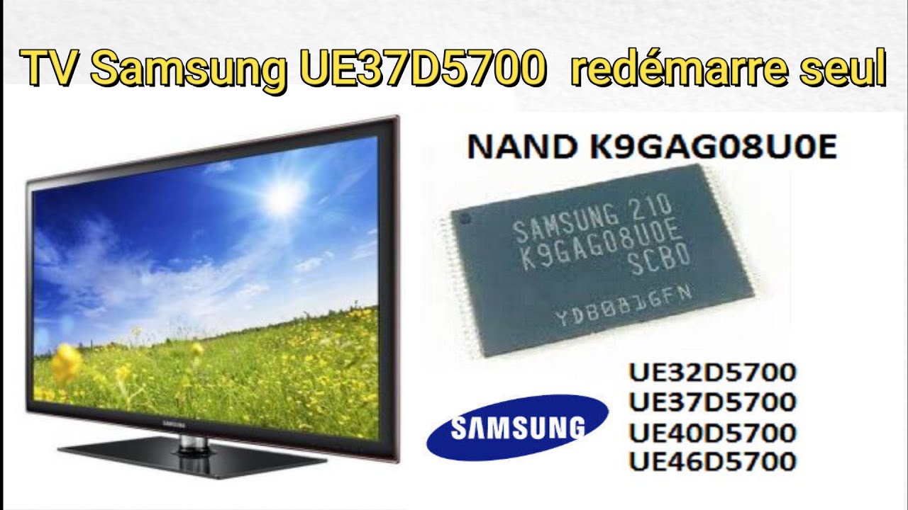 Problme boot Loop tv Samsung UE37D5700 qui redmarre seul EEPROM  programmer