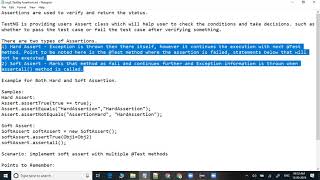 48  TestNG Assertions HardAssert