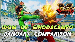 Idom or GinoDacampo? Who was the best Laura in January - Street Fighter V Arcade Edition