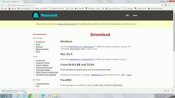 Phantomjs setup under few mins