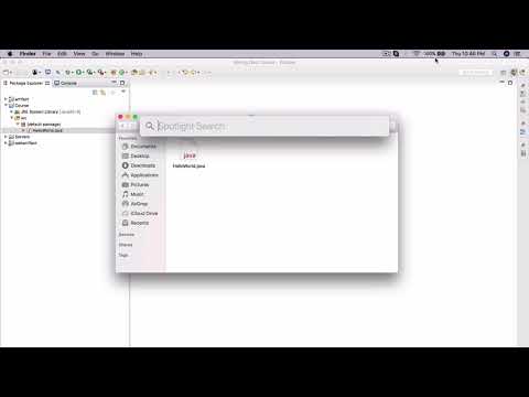 How does an IDE run java files?