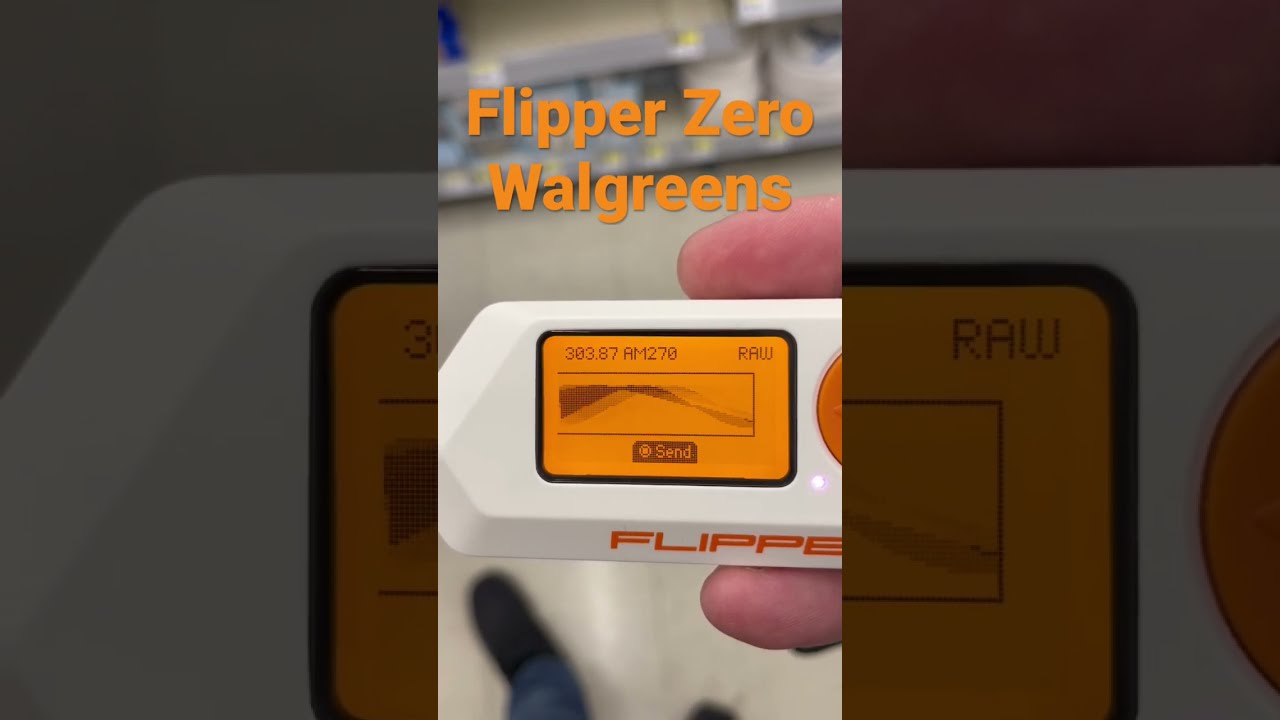 Testing The Flipper Zero At Walgreens With Permission From Store Manager 
