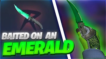 The Flip Knife EMERALD INCIDENT!! BIGGEST BAIT EVER!!! (CSGOROLL) | AidenGambles