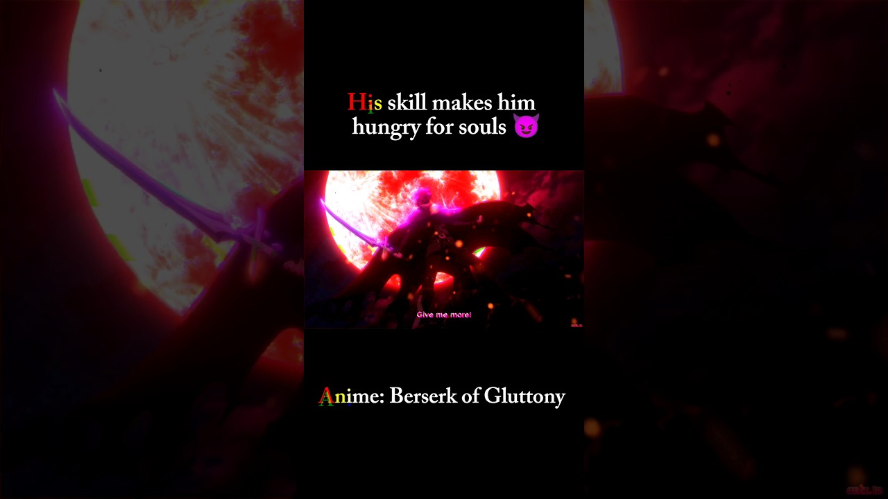 His Gluttony skill is too overpowered 😎😎 