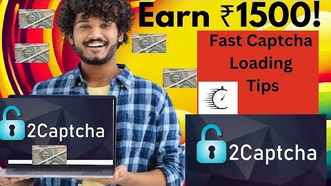 How to Speed Up Captcha Loading and Maximize Earnings on 2Captcha | Tamil Tips"