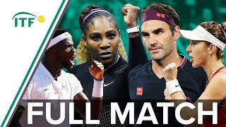 Roger Federer/Belinda Bencic v Serena Williams/Frances Tiafoe | FULL MATCH | USA v SUI | Hopman Cup Thumb