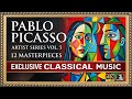 Artist Series Vol. 5: Pablo Picasso's 12 Masterpieces &amp; Rare Classical Music (4K TV Art)