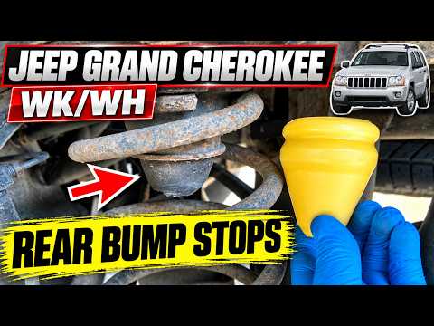 Replacing Rear Suspension Bump Stops Jounce Rubbers - Jeep Grand Cherokee Limited 3.0 CRD WK/WH 2005