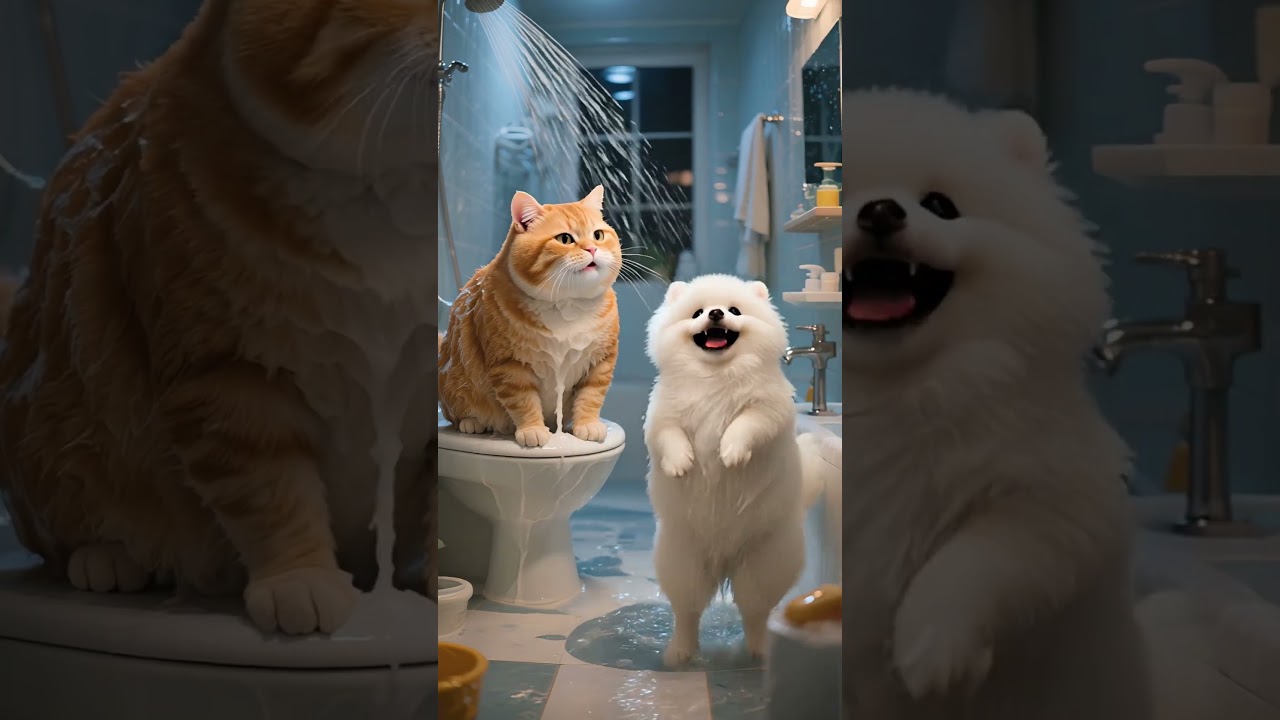 The Moment the Plot Succeeds — Orange Cat Falls Off Bike but Still Can't Stop Celebrating 