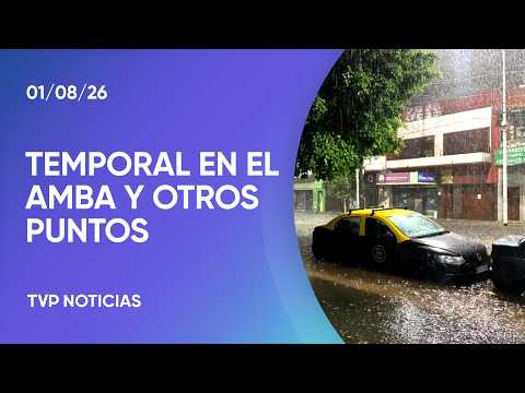 Temporal en el AMBA y otros puntos del país