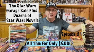 E215 The Star Wars Garage Sale Find! Dozens of Star Wars Novels. (All Considered Part of Legends.)