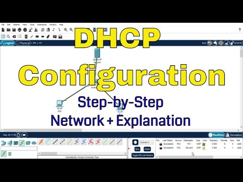 SYCS CN Practical-3: DHCP Configuration in Cisco Packet Tracer  | MU Computer Network Practicals