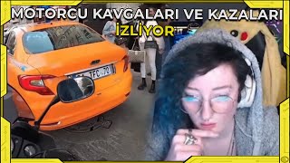 CEREN / Türkiye'de Yaşanan Motorcu Kazaları ve Kazaları! İZLİYOR  ve YORUMLUYOR