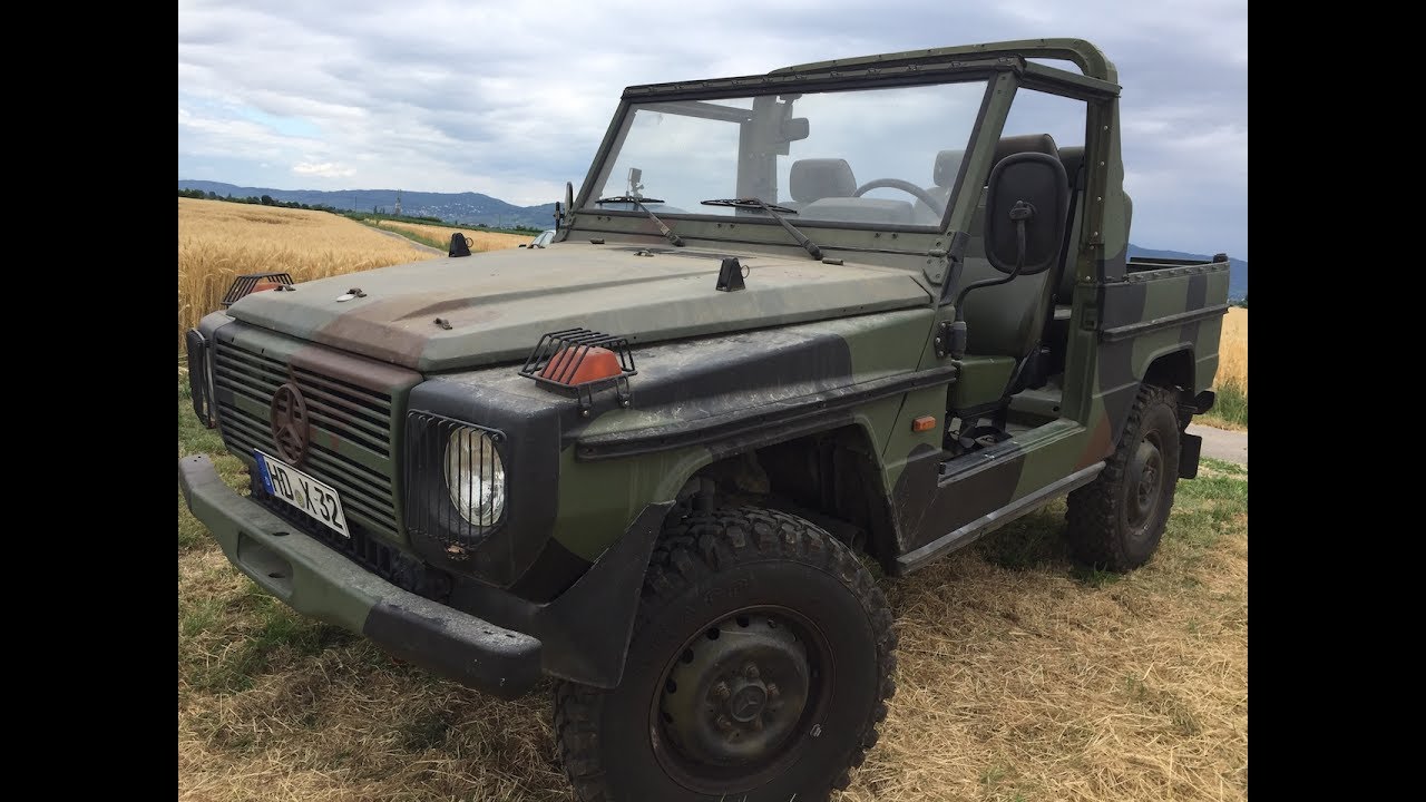 Mercedes G 240d Militar Fahrbericht Ii Youtube