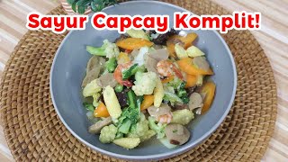 RESEP SAYUR CAPCAY KOMPLIT ALA DAPUR ADIS