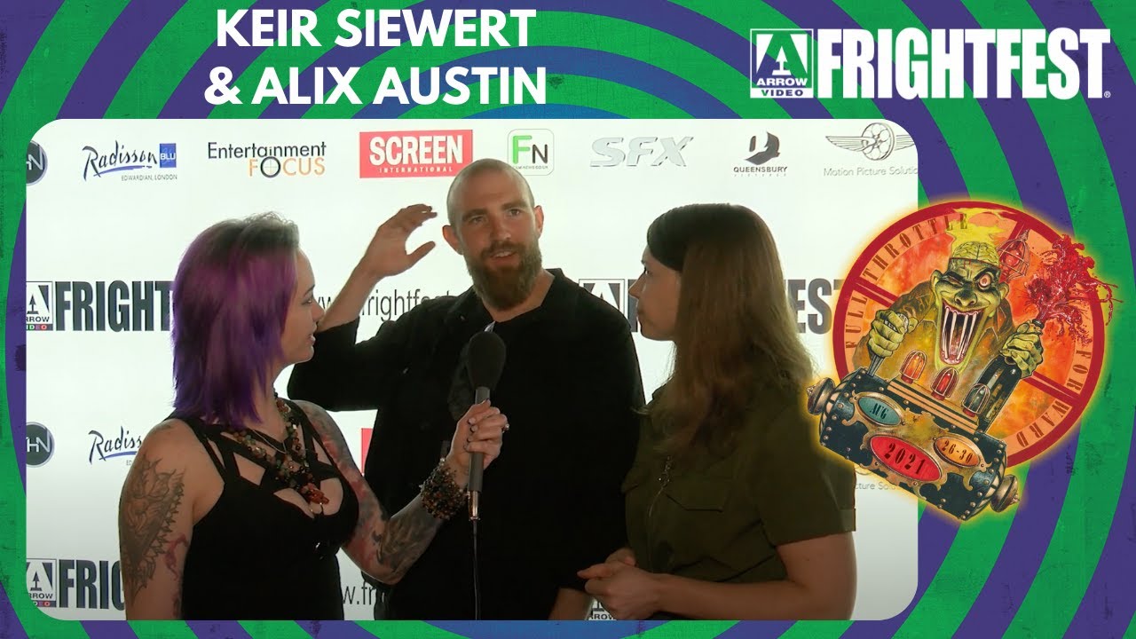 Red Carpet with Keir Siewert and Alix Austin, FrightFest 2021