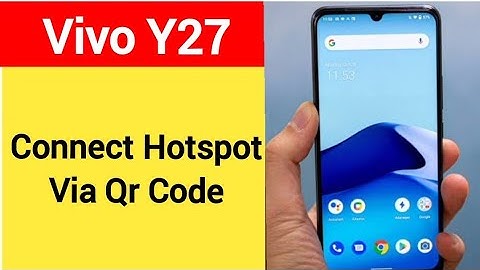 How to connect hotspot via QR code Vivo phone, Vivo Y27 me wireless internet connect kaise karen
