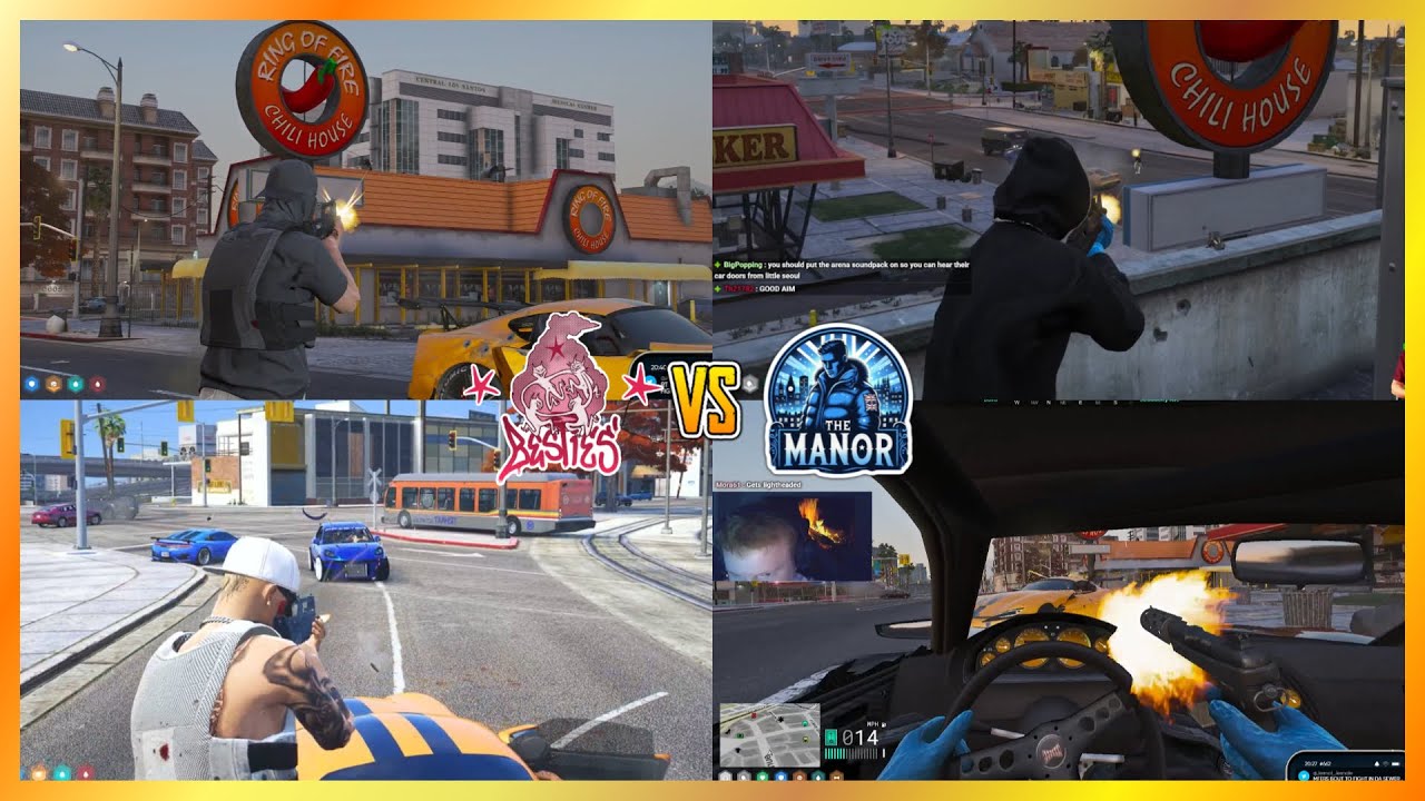 Besties Slide On Manor To Collect The Tax (Multi POVs) | NoPixel 4.0 GTA RP