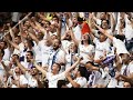 شاهد فرحه جماهير ريال مدريد بالعوده الى البرنابيو على عزف نشيد العاشره سانتياغو شعور لايوصف
