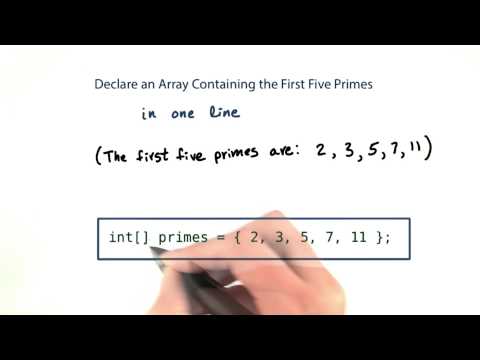 First Five Primes - Intro to Java Programming